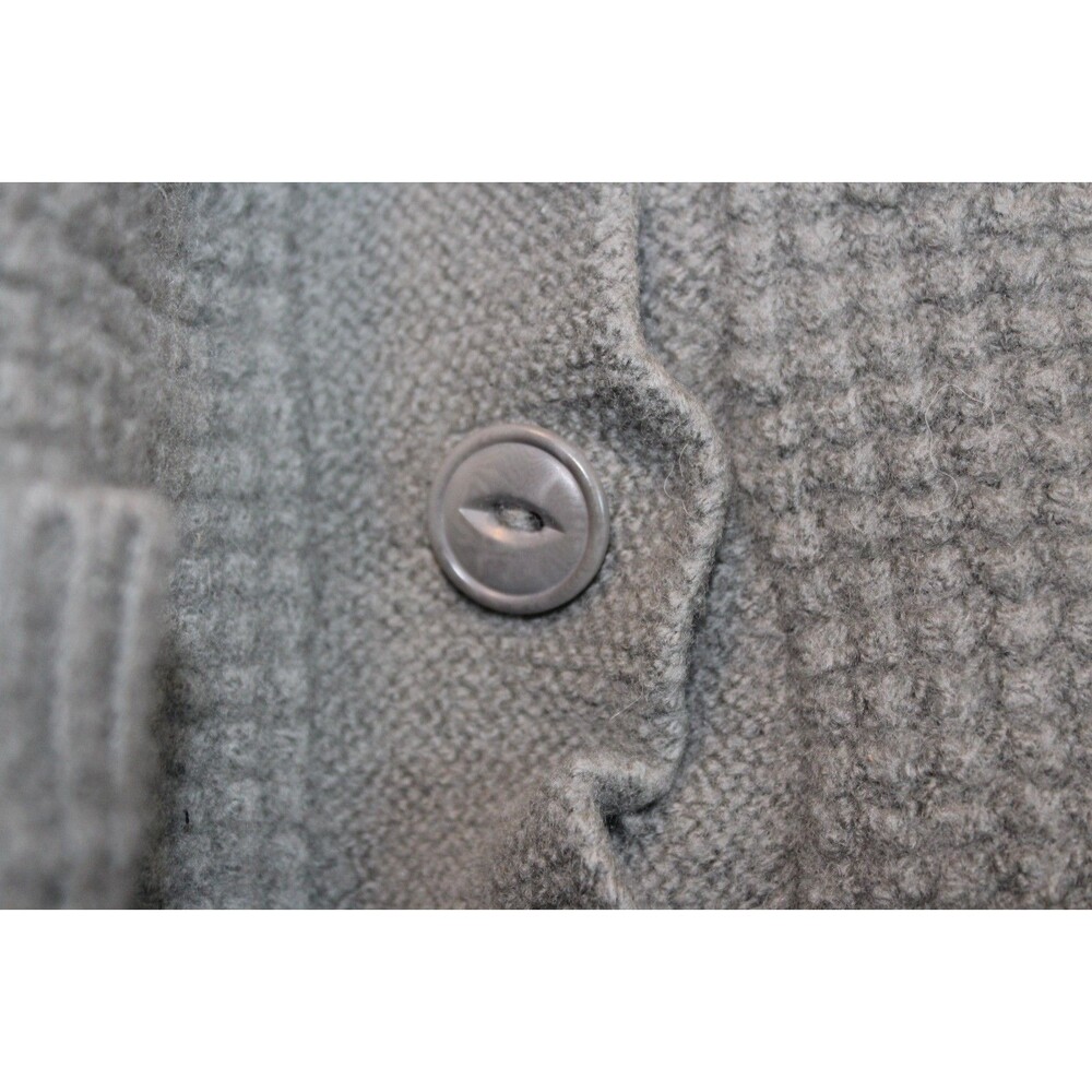 MATE The Label Alpaca Cotton Cropped Cardigan NWOT SAGE GREEN SZ S $198 - Picture 5 of 6